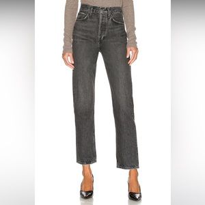 Agolde 90s Pinch Waist High Rise Straight - Underground